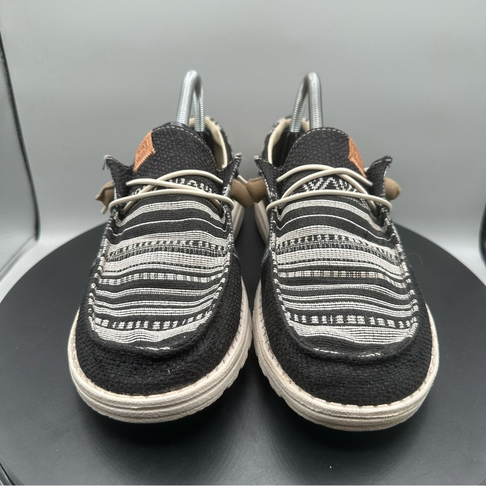 Hey Dude Wendy Patchwork Java Shoes Women 11 Black - image 3